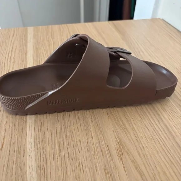 Brown EVA Birkenstock Arizona sandals - Picture 4 of 8